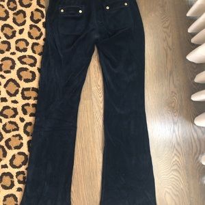Juicy couture navy blue velour sweat pants